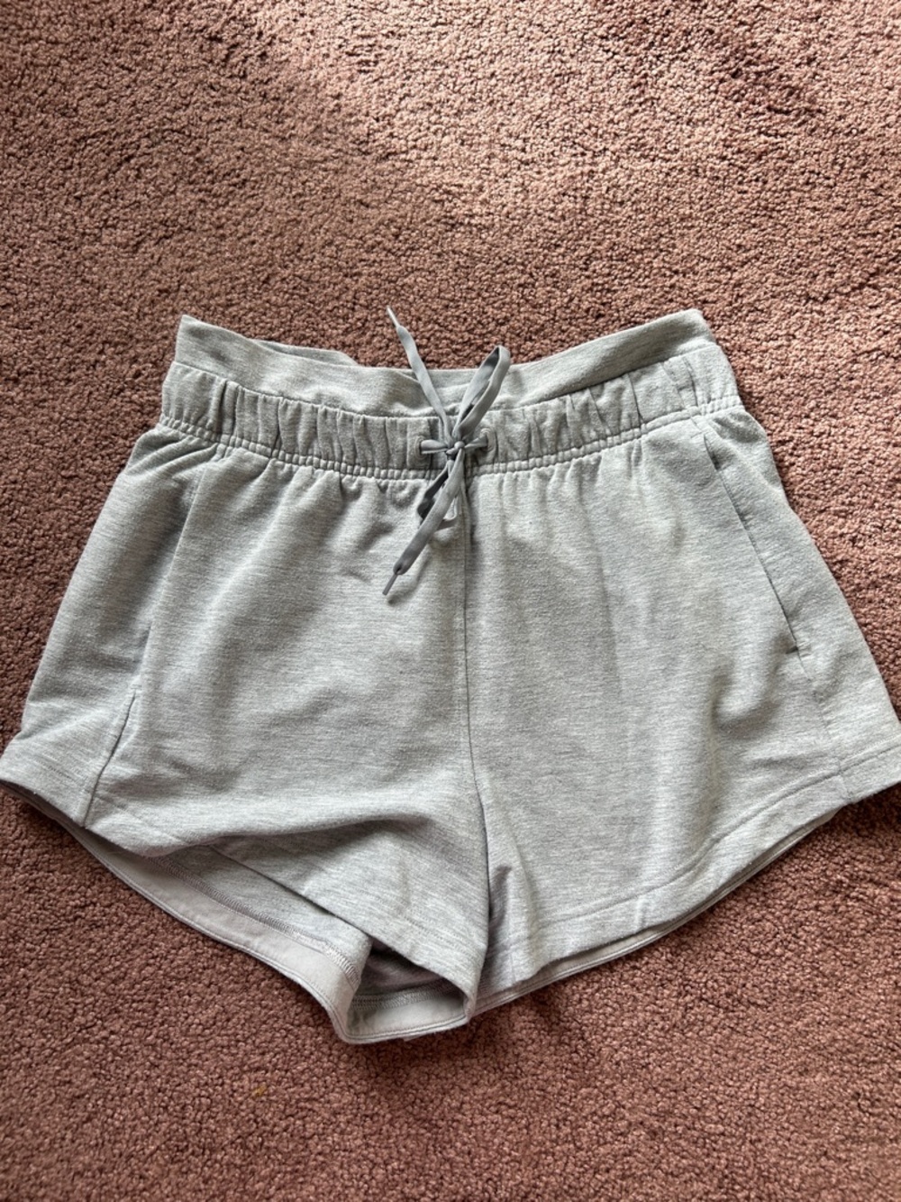 lululemon athletica Light Gray Athletic Lounge Shorts